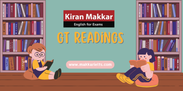 IELTS GT Readings Test Series