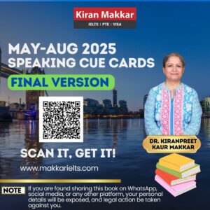 Kiran Makkar Speaking Cue Cards May-Aug 2025 Final Version PDF