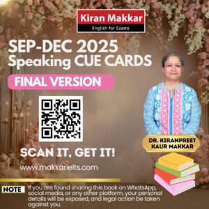 Kiran Makkar Speaking Cue Cards Sept-Dec 2025 Final Version PDF